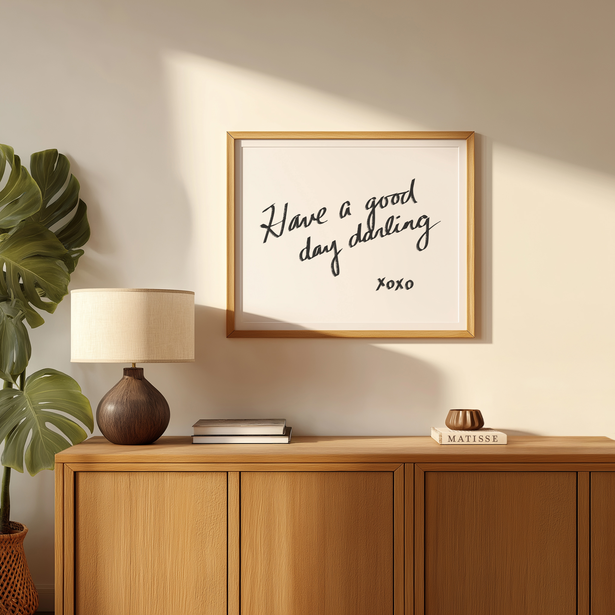 “Have a Good Day Darling XOXO” – Sweet Stylings for Entryways & More